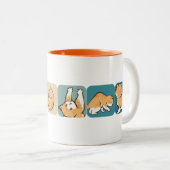 Tabbies Tweekleurige Koffiemok (Voorkant rechts)