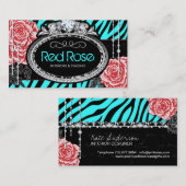 Tabblad Afdrukken en  Rozen Visitekaartjes (Voorkant / Achterkant)