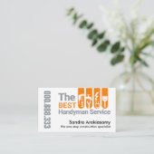 tabblad Creative Tools Handyman Services Visitekaartje (Staand voorkant)