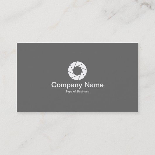 Tabblad Kleur - Oranje - symbool witte opening Visitekaartje (Achterkant)