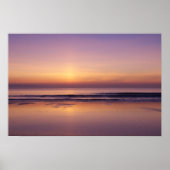 Tabblad poster van zeestrandzonsopgang (Voorkant)
