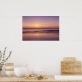 Tabblad poster van zeestrandzonsopgang (Keuken)