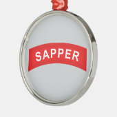 Tabblad SAPPER Metalen Ornament (Links)