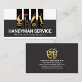 Tabblad Speciale Lagen Gold Handyman Tools Visitekaartje (Voorkant / Achterkant)