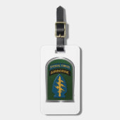 Tabblad Speciale troepenmachten en patchcadeaus Bagagelabel (Voorkant verticaal)