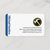 Tabblad Stijlvolle, stijlvolle Handymantools Visitekaartje (Achterkant)