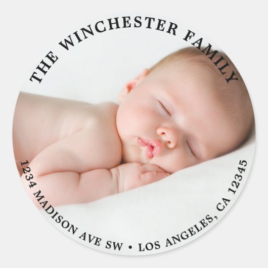 Tabblad Terug-adres label (Voorkant)