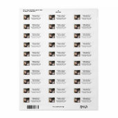 Tabblad Terug-adres label (Full Sheet)