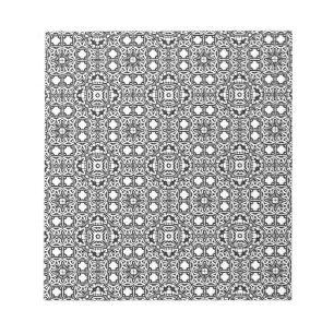 Tabblad zwart wit  patroon accessoires trendy notitieblok