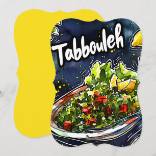 Tabbouleh Mediterraans Veganistische Salade تبو لة Kaart