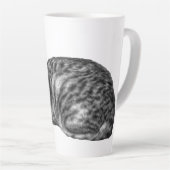 Tabby Brood, Zachte Textuur Latte Mok (Rechterhoek)