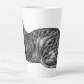 Tabby Brood, Zachte Textuur Latte Mok (Voorkant)