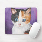 tabby - calico - muispad muismat (Met muis)