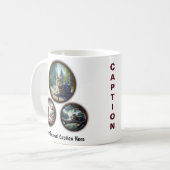 Tabby Cat 6-Afbeelding koffie Mok ontwerp (Voorkant links)