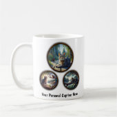 Tabby Cat 6-Afbeelding koffie Mok ontwerp (Links)