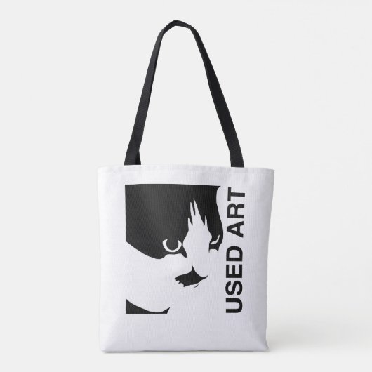 Tabby Cat and Horse Tote Bag (Achterkant)