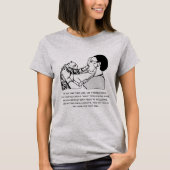 Tabby Cat and Message T-Shirt (Voorkant)