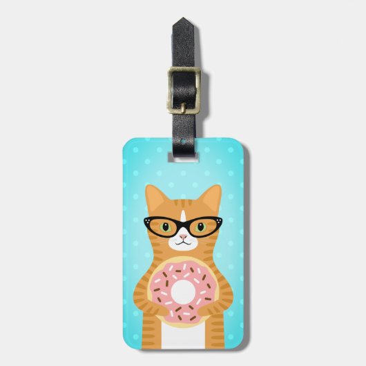 Tabby Cat Bagagelabels (Voorkant verticaal)