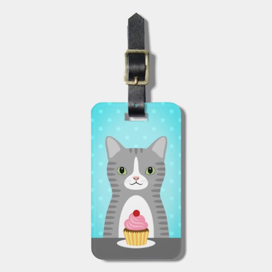 Tabby Cat Bagagelabels (Voorkant verticaal)
