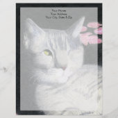 Tabby Cat Briefhoofd (Voorkant)