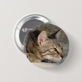 Tabby Cat Button (Voorkant /achterkant)