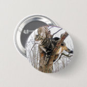 Tabby Cat Button (Voorkant /achterkant)