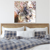 TABBY CAT CANVAS AFDRUK (Insitu (Slaapkamer))