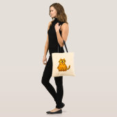 Tabby Cat Canvas tas (Voorkant (model))