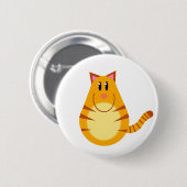 Tabby Cat Cartoon Ronde Button 5,7 Cm (Voorkant /achterkant)