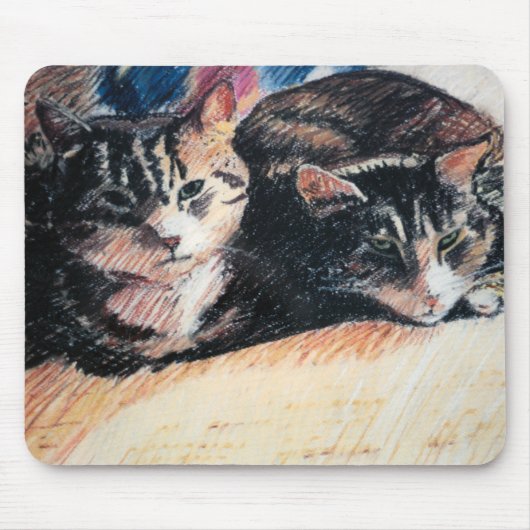 Tabby Cat "Catpad" Mousepad Muismat (Voorkant)
