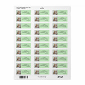 Tabby Cat cats Waterverf Return Address Labels (Full Sheet)