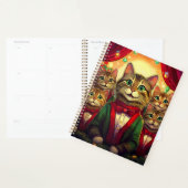 Tabby Cat Christmas Choir Planner (Display)