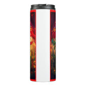 Tabby Cat Christmas Choir Thermosbeker (Achterkant)