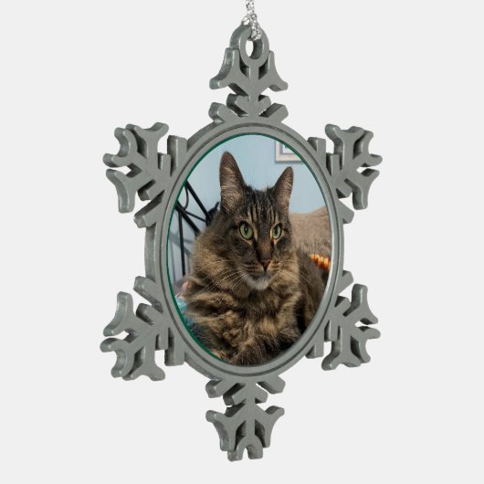 Tabby Cat Christmas Ornament (Links)