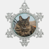 Tabby Cat Christmas Ornament (Voorkant)