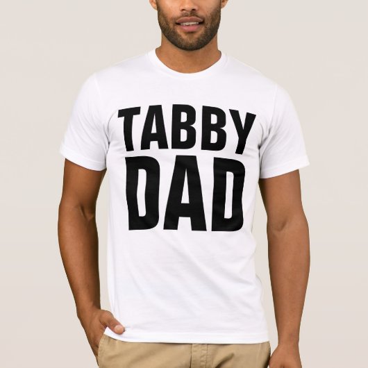 TABBY CAT DAD T-Shirts (Voorkant)