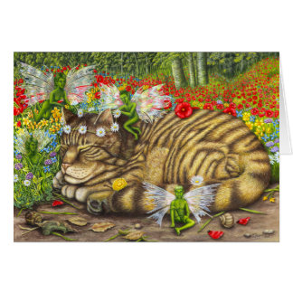Tabby Cat en Faeries