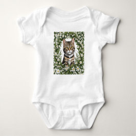 Tabby Cat en Massachusetts Mayflowers 1 Romper