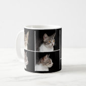 Tabby Cat Fancier - gepersonaliseerde tekst Koffiemok (Voorkant links)