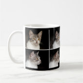 Tabby Cat Fancier - gepersonaliseerde tekst Koffiemok (Links)