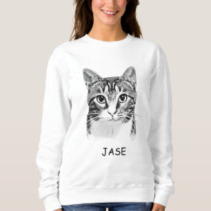 Tabby Cat Gepersonaliseerde Pet Lover Trui