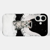 Tabby Cat Guardian Angel met Wings Case-Mate iPhone Case (Achterkant (horizontaal))