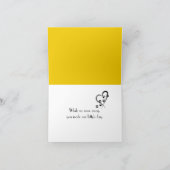 Tabby Cat Hartelijk dank voor de vergadering van h Bedankkaart (Binnen)