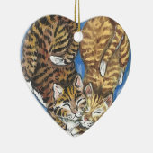 Tabby Cat Heart Xmas Valentijn Memorial Ornament (Rechts)