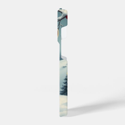 Tabby Cat in Preppy winterkleding en Pet iPhone Hoesje (Linkerkant)