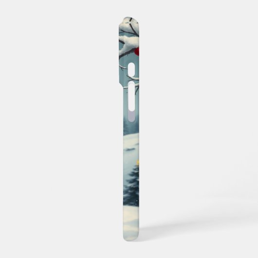 Tabby Cat in Preppy winterkleding en Pet iPhone Hoesje (Linkerkant)