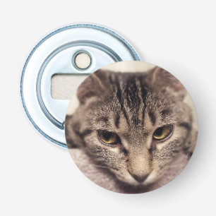 Tabby Cat-Instagram van Shirley Taylor Button Flesopener