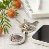 Tabby Cat-Instagram van Shirley Taylor Sleutelhanger (Zijkant)