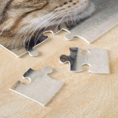 Tabby Cat Jigzaag Legpuzzel (Zijkant)