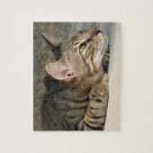 Tabby Cat Jigzaag Legpuzzel (Verticaal)